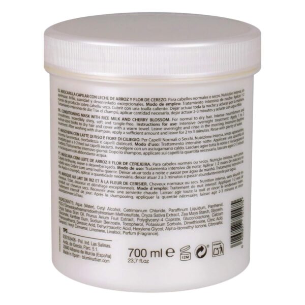 Blumin Hair Mask With Rice Milk & Cherry Blossom 700ml - Image 2