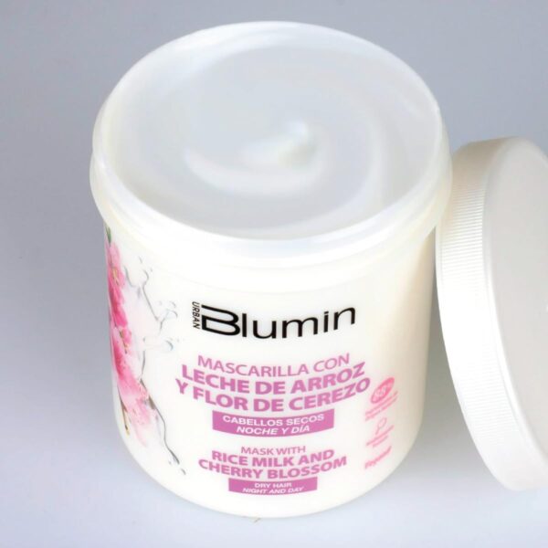 Blumin Hair Mask With Rice Milk & Cherry Blossom 700ml - Image 3