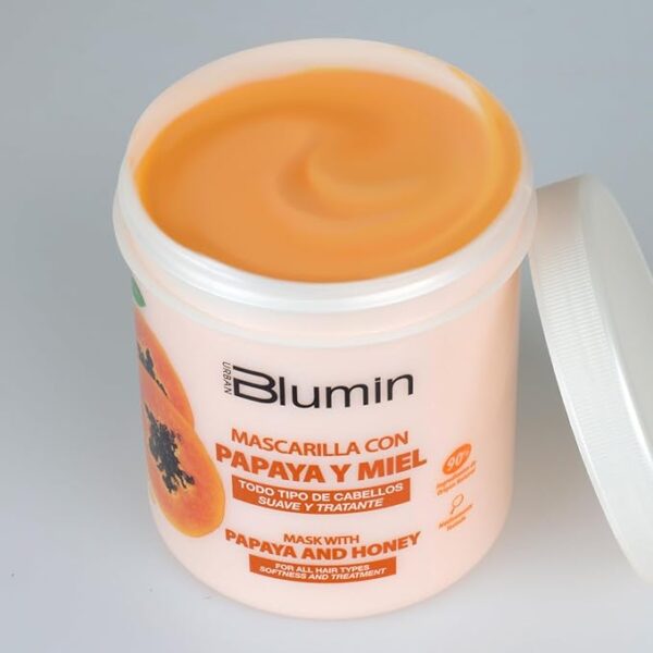 Blumin Hair Mask With Papaya & Honey 700ml - Image 2