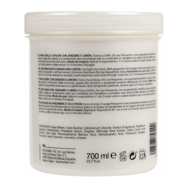 Blumin Hair Mask With Ginger and Lemon 700ml - Image 2