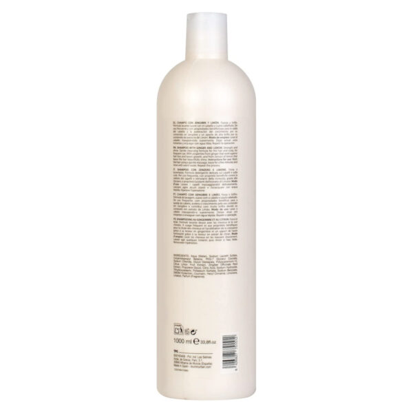 Blumin Shampoo With Ginger and Lemon 1000ml - Image 2