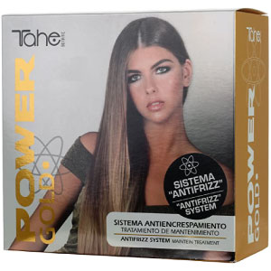 Tahe Power Gold Tiefenreinigendes Shampoo – Anti-Frizz Purifying, 400 Ml Für Glattes Haar